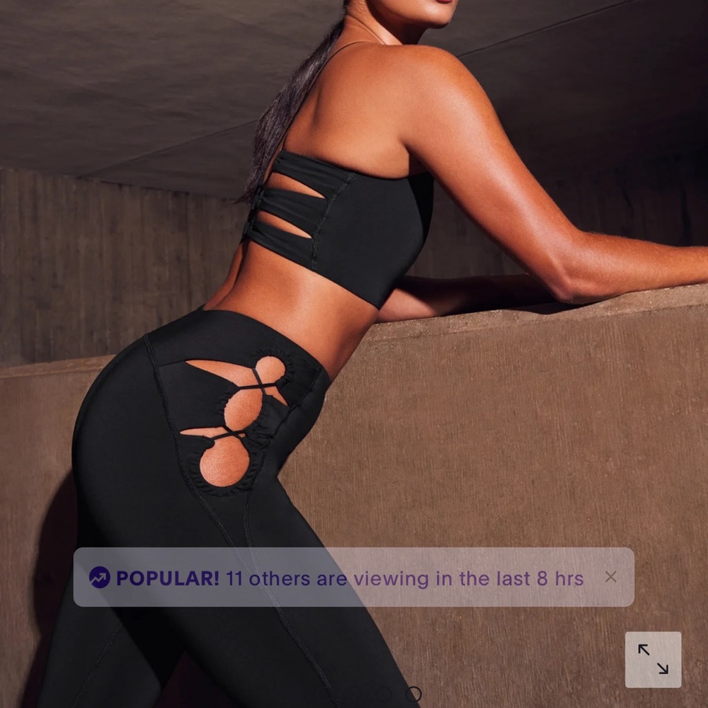 High Waisted Savage X Fenty black leggings XS NWT